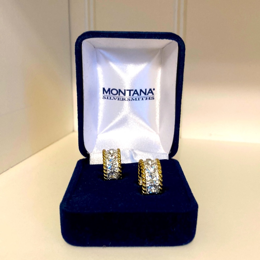Montana silversmiths earrings sparkling